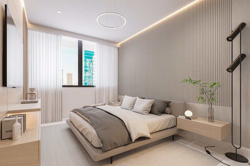 Habitación secundaria elegante