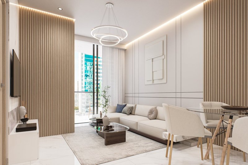 Sala principal con diseño moderno